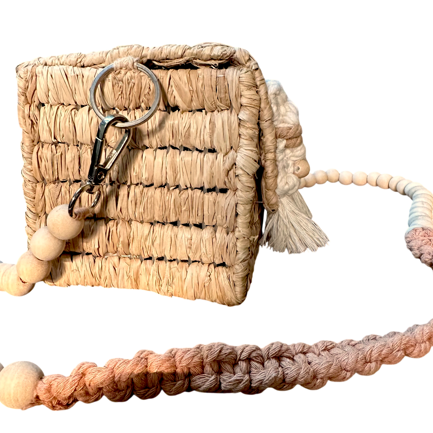 Tangadan Raffia Box Bag