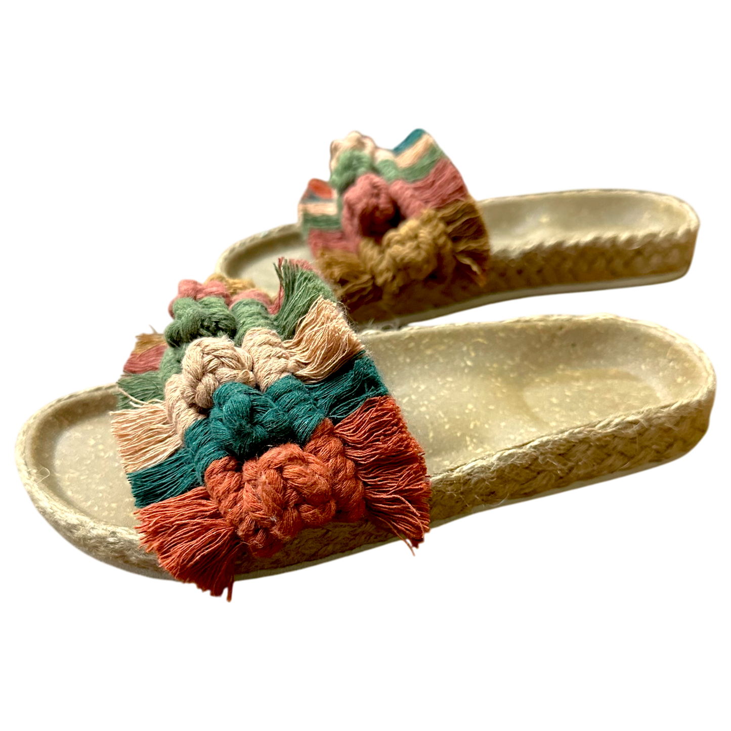 Phuket Macramé Sandals – Birken Style Earth Tone Slides