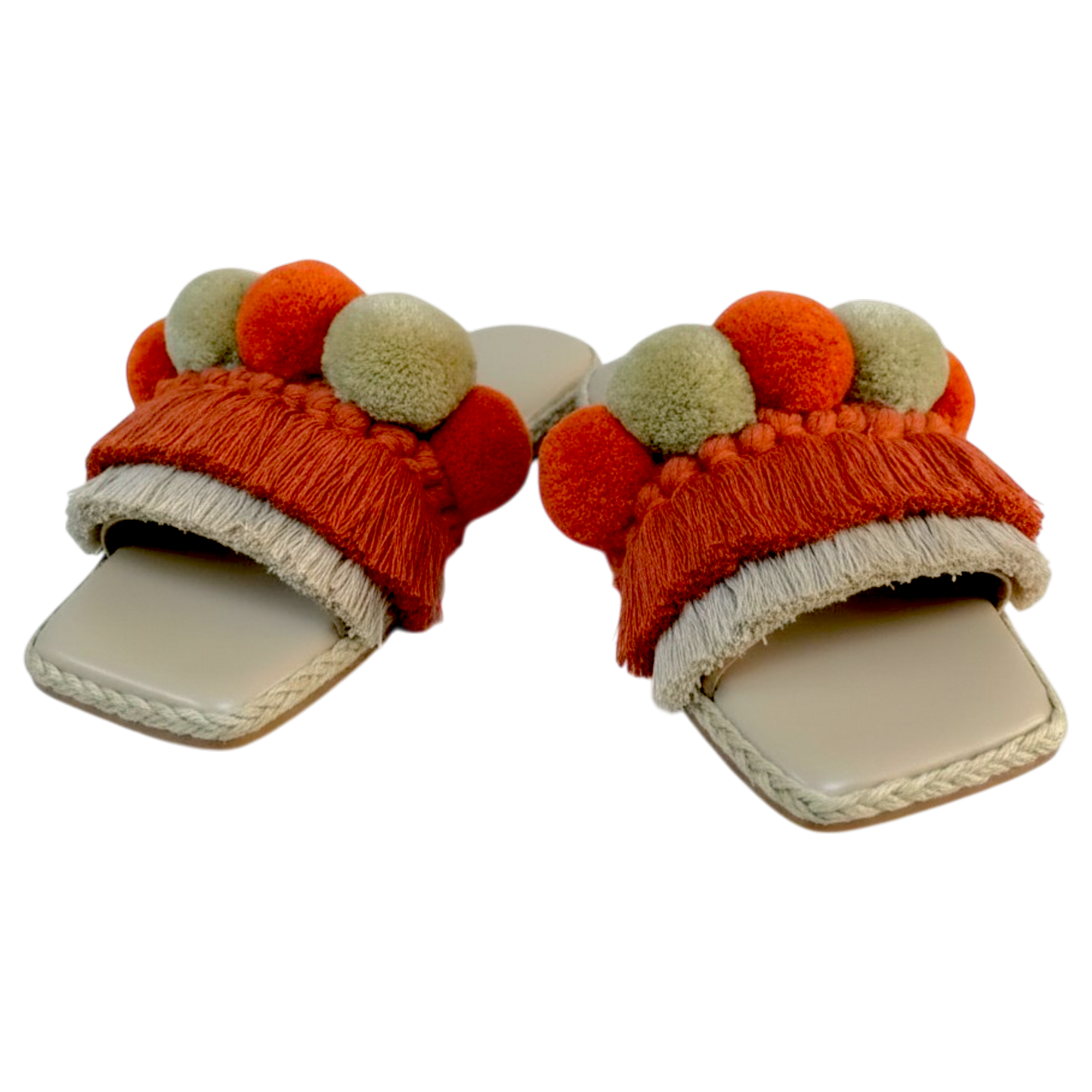 Santorini Vegan Leather Slides by Solacevibe