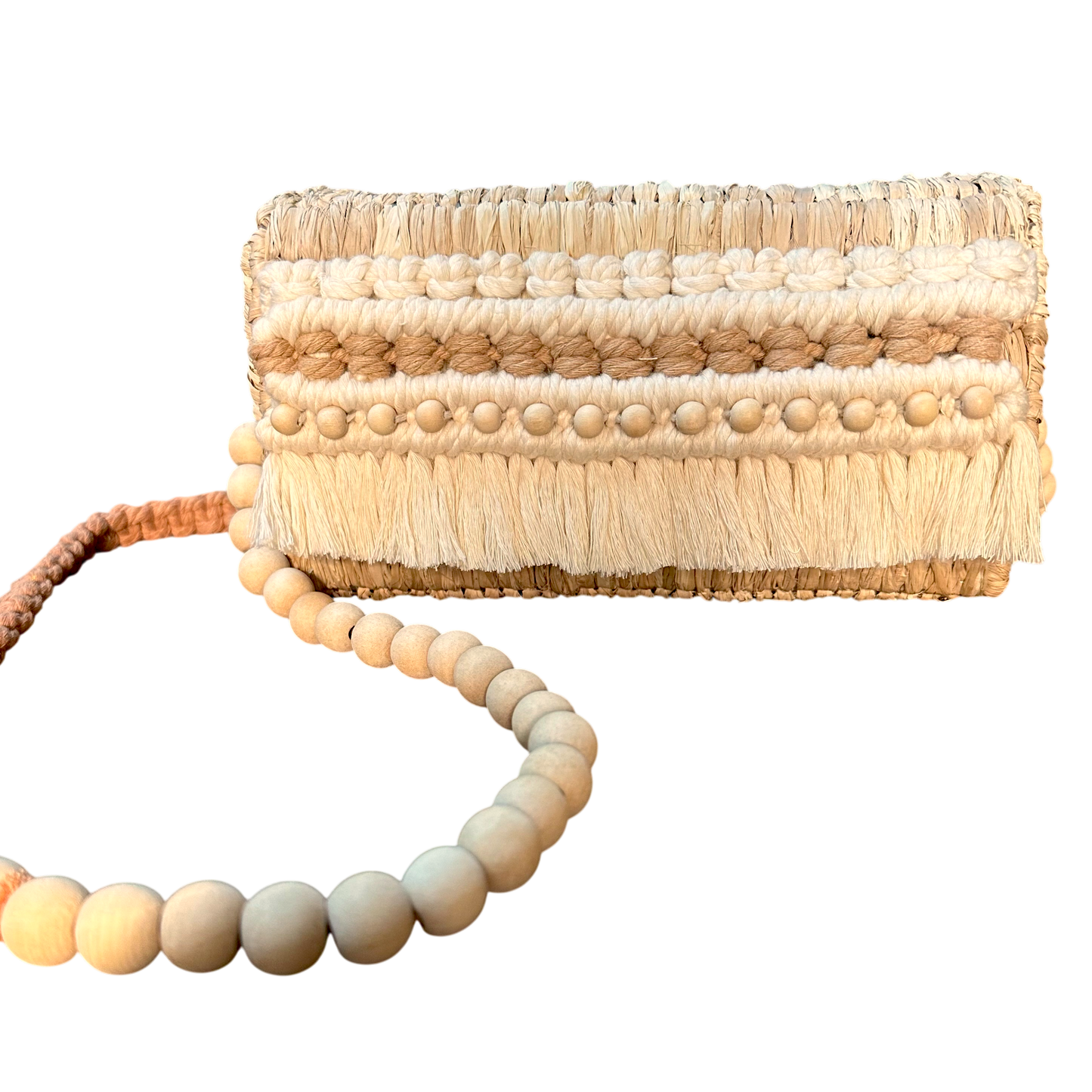 Tangadan Raffia Box Bag