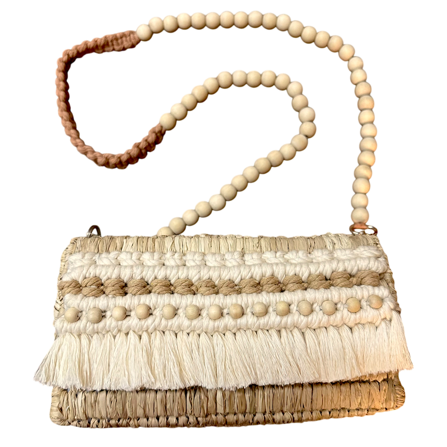 Tangadan Raffia Box Bag