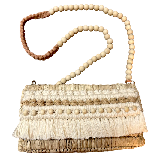 Tangadan Raffia Box Bag