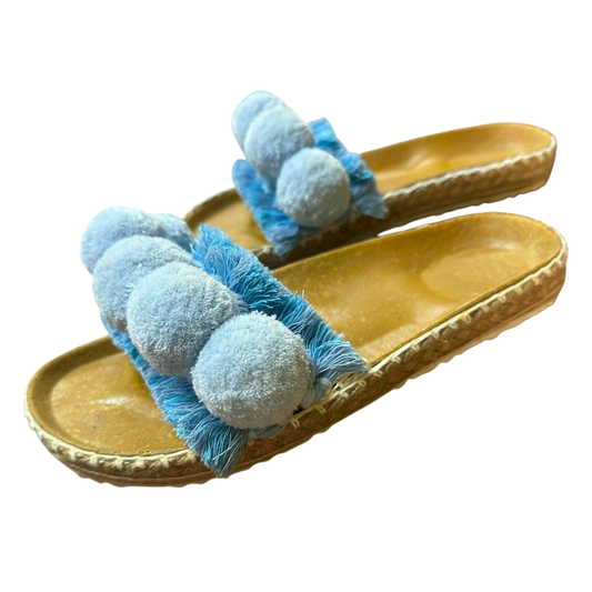 Kauai Blue Slides (Birken Insole)
